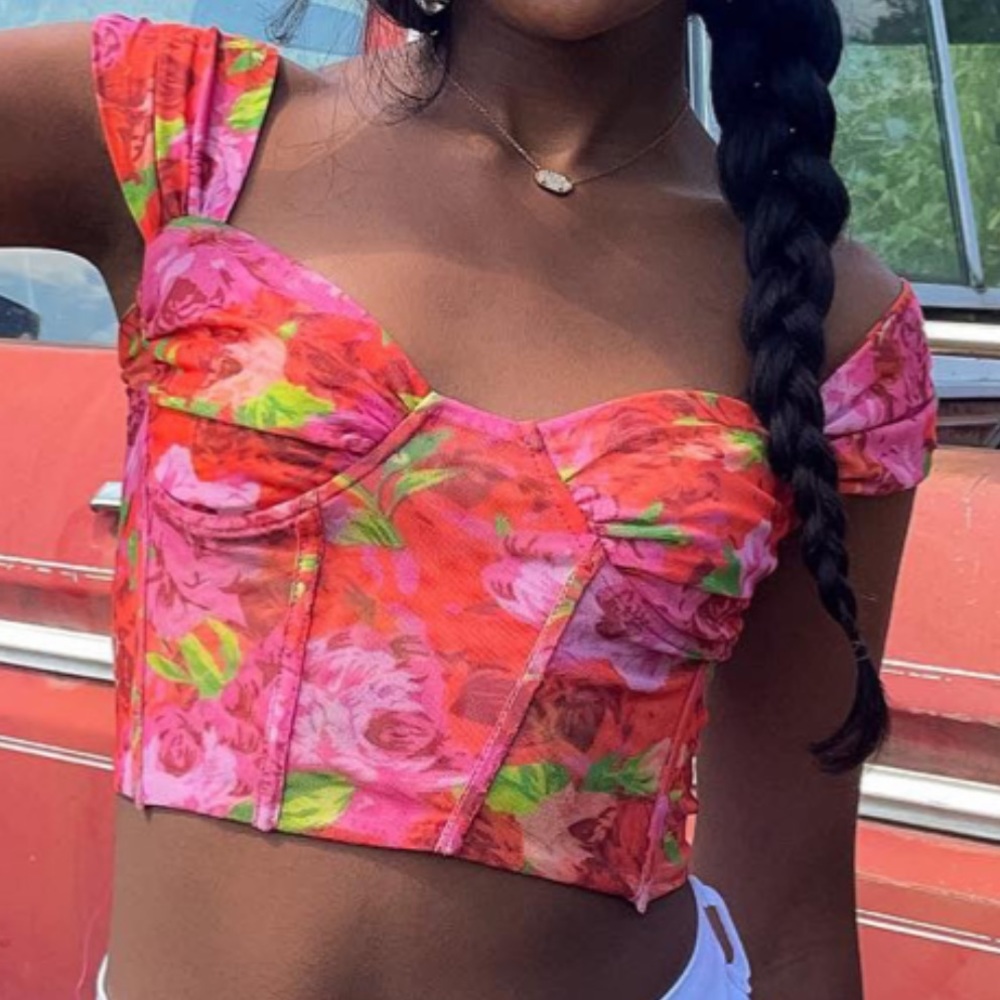 Mesh Bustier Top (New Without Tags)